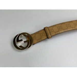 GUCCI 114876 SIGNATURE GG BELT